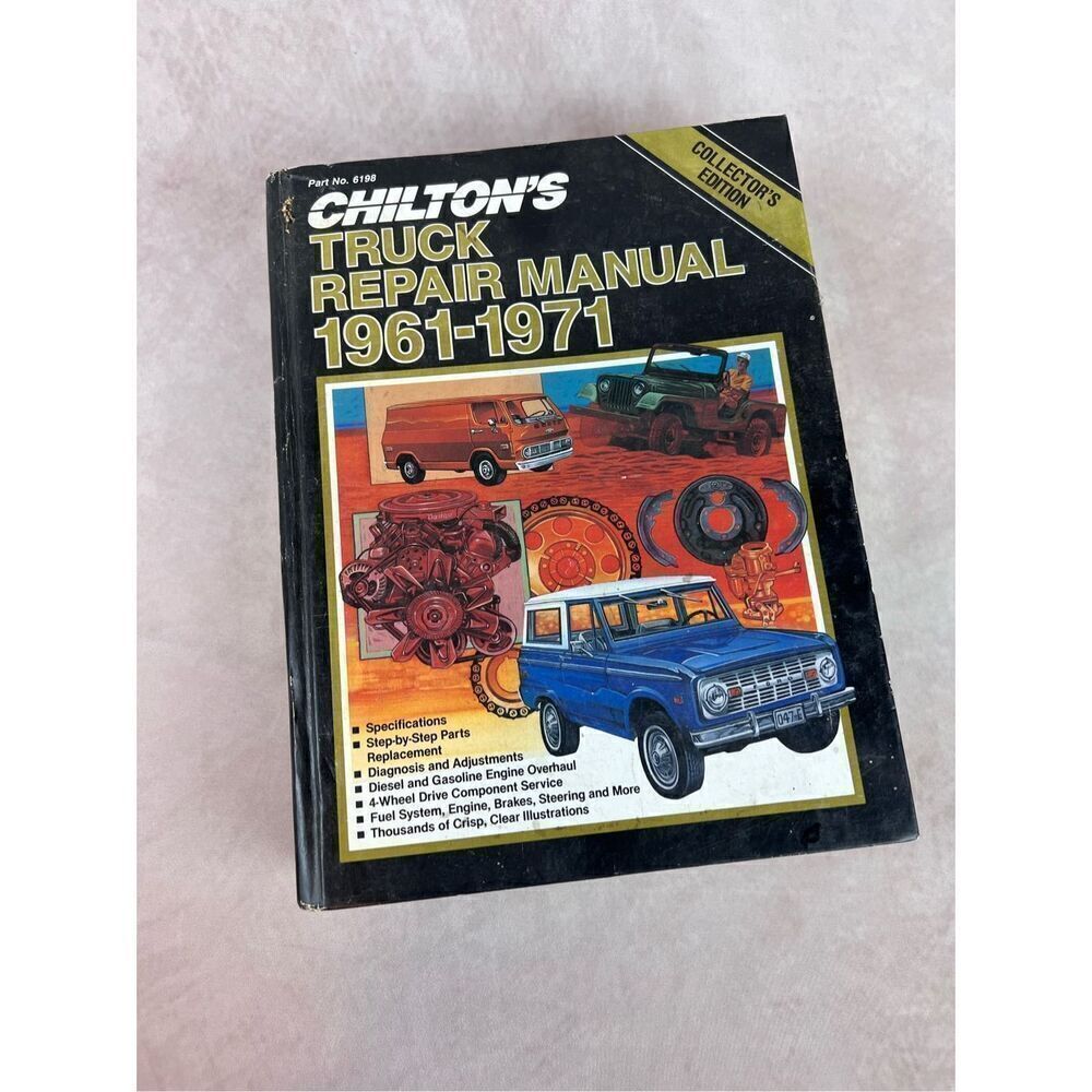 Vintage 1961-1971 Truck SHOP MANUAL SERVICE REPAIR BOOK CHILTON TRUCK HAYNES
